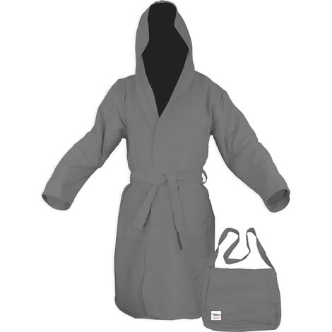 ROBE TECHNIQUES PODDY MICROFIBRE GRIS M