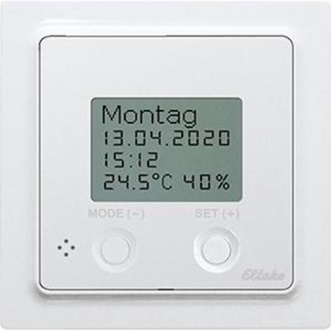 Hygrostat Eltako futh55ed/12-24v uc-wg kabellos Reichweite 30 m