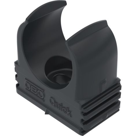 OBO Bettermann Abrazadera rápida M20 polipropileno negro intenso RAL 9005, 2149563