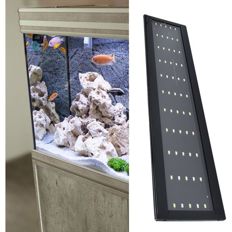 Éclairage LED pour aquarium 220 V, norme européenne, ultra-fin, pour aquarium d'eau douce (1/5)