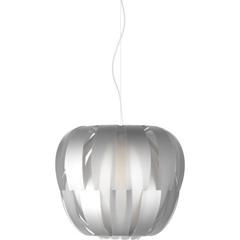 Sospensione Da Esterno Moderna Queen Polilux ® Argento 1 Luce E27 D40Cm (1/2)