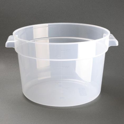 Conteneur alimentaire rond en polypropylène 10L - VOGUE (1/5)