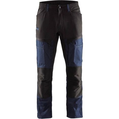 Pantaloni da lavoro stretch 1456 - Blu scuro/Nero XS - IT(38) - DE(44) - Standard (1/4)