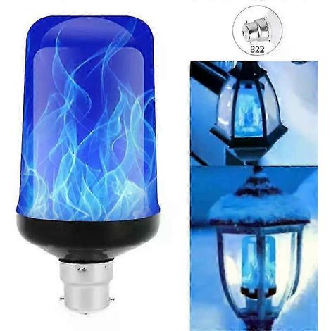 Ampoule LED E27 effet flamme, lampe à feu, lumière vacillante, 6 W, 110-220 V, pour la maison et les outils de nuit (1/5)