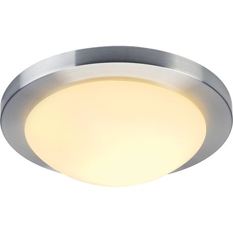 Applique et plafonnier intérieur MELAN alu brossé E27 60W max - SLV - 155236 (1/3)