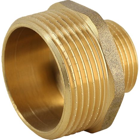 RACCORD RÉDUCTEUR MÂLE LAITON FILETÉ M-M - 1''-3/4'' (1/2)