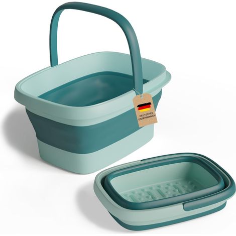 Oasis de pieds l'original Bain de pieds de haute qualité & stable Bain de pieds parfait pour des bains de pieds relaxants Baignoire pour pieds avec picots de massage (1/5)