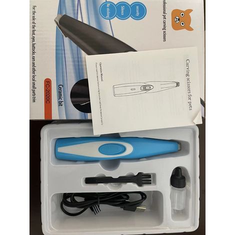 Tondeuse pour chats et chiens, ciseaux à poils pour les pattes, tondeuse à poils, tondeuse électrique, tondeuse à poils (1/4)