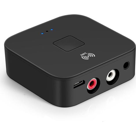 Adattatore audio Bluetooth con funzione NFC, ricevitore Bluetooth 5.0, adatto per impianti stereo domestici, sistemi audio per auto e sistemi di streaming musicale. (1/5)