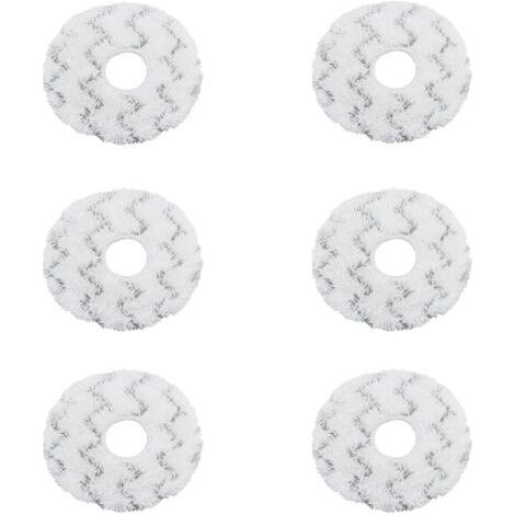 Replacement Cleaning Cloth for Ecovacs Deebot X1 Omni/Turbo Vacuum Cleaner Cloths/Rags Pack of 6 Cleaning Cloths (1/4)