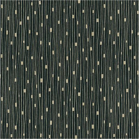 Stripes wallpaper wall Profhome 388224 hot embossed non-woven wallpaper slightly textured design subtly glittering black silver 5.33 m2 (1/5)