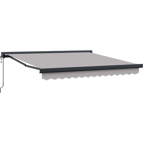 Toldo Gris Claro 300 x 250 x 165 cm Poliéster y Aluminio vidaXL (1/5)