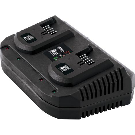Draper D20 20V Fast Twin Battery Charger (Model 92239) – Dual 3.5A Charging Ports for 20V Power Tools (1/5)