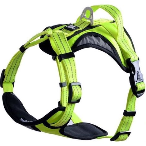 Harnais Chien - Taille XL - Réglable - Doux - Waterproof et Réfléchissant (1/4)