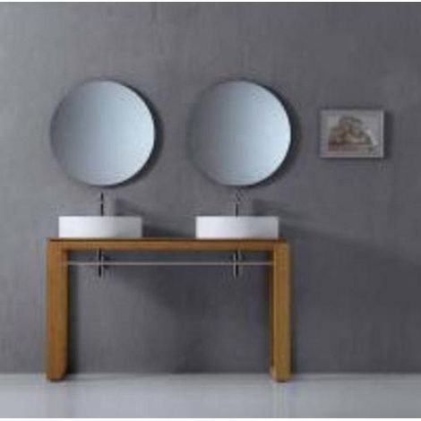 Lineabeta - Boden-Badezimmerschrank Canavera 130 cm aus Bambus (1/5)