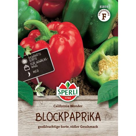 Sperli Paprika California Wonder - Gemüsesamen (1/2)