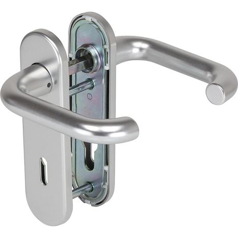 Poignée D-110/K-160 Rosace pour cylindre profilé en acier inoxydable 344383