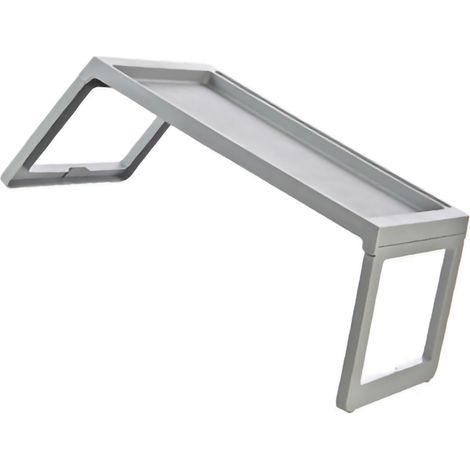 Einfacher und eleganter, faltbarer Laptop-Tablet-Schreibtisch/Tisch, grauer Studentenbetttisch 68 x 35,8 x 27,5 cm, ideal für Studentenwohnheime und zum Lernen (1/3)