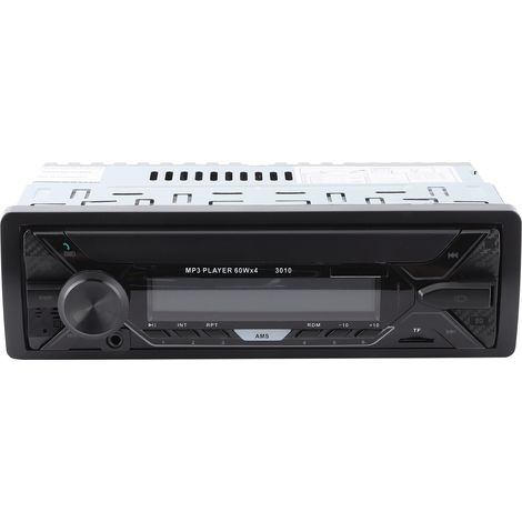 Lecteur multimédia Bluetooth 12 V pour voiture, radio FM, MP3, chargement USB, entrée audio AUX, universel (1/5)