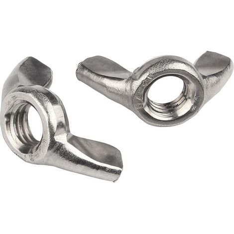 Écrous à oreilles en acier inoxydable 304 DIN315, M3-M12 (1/4)