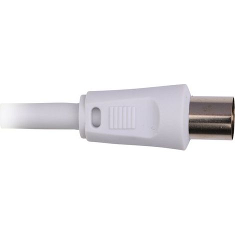 Câble d'antenne TV coaxial type PAL 1,5m SWV2516W/10 PHILIPS (1/5)