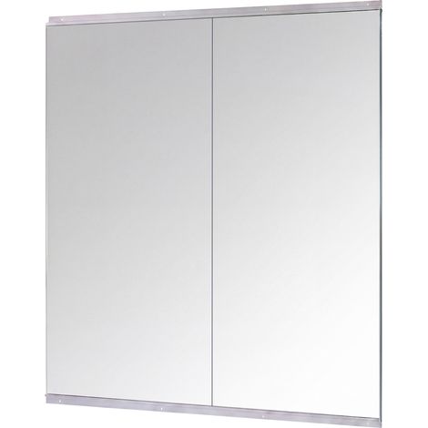 Yezi Home Gym Mirrors Wall Mounted Large Full Body Mirror 2 PCS 120cm x 60cm