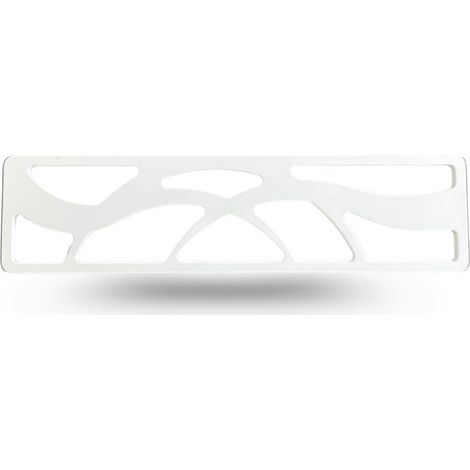 NAVARRO AZORÍN Poignée En Aluminium Pour Meubles, Tiroirs et Armoires, Cuisine et Salle De Bain, Design Élégant, Made In Spain, REIHN 125 mm Blanc (1/5)