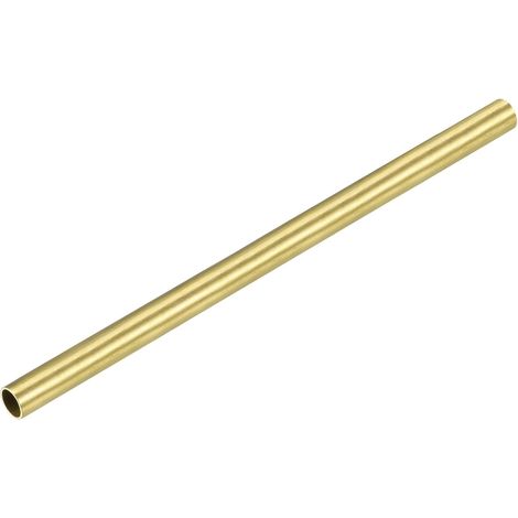 Brass Tube (10 mm OD x 1 mm Wall T x 200 mm L), Straight Tube – for Home Furnishings, Machinery, DIY Crafts (1/5)
