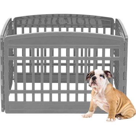 Parc pour Chien Intérieur, Extérieur avec 4 Panneaux (1/5)