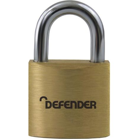 DEFENDER DFBP3 KA1 Brass Padlock 30mm Keyed Alike DEFBP3KA