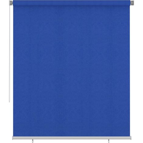 FIMEI Store roulant d'extérieur 200x230 cm Bleu PEHD (1/5)