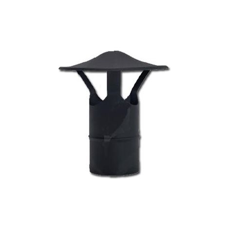 Poêle à Granulés Chapeau Chinois Vitrifié 80 mm