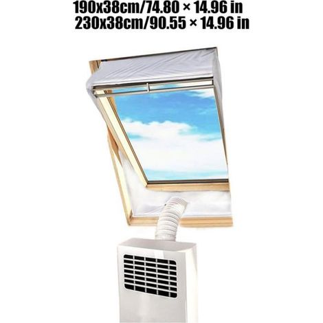 Kit De Joint D'Étanchéité Pour Climatiseur Mobile - Tissu D'Étanchéité De Conduite D'Air - Pour Fenêtres Coulissantes Horizontales Et Verticales - 1 Pièce (1/5)