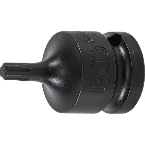 Douille embout impact a chocs torx male court t30 carre 1/2