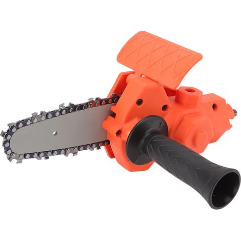 Jeffergarden 4in Mini perceuse à adaptateur de scie à chane Simple ABS acier Portable électrique scie à chane convertisseur accessoire pour perceuse électrique (1/5)
