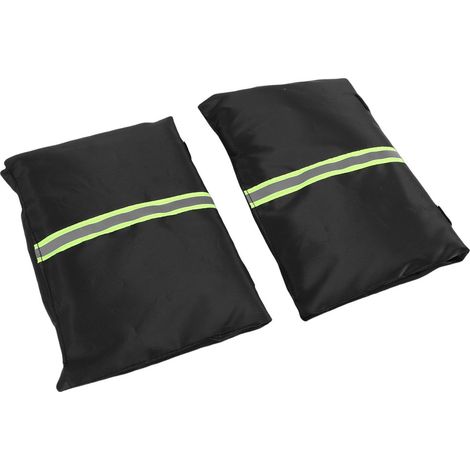 2 pièces housses de robinet réutilisable de l'eau antigel anti-gel isolation de bib avec bandes réfléchissantes pour l'hiver extérieur, pour la plomberie (1/5)