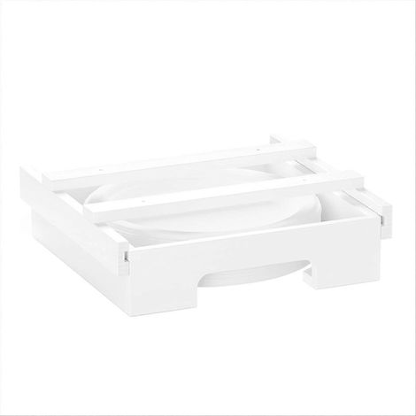 9/10-Zoll-Papptellerspender aus Bambus – Schrank- und Arbeitsplattenmontage C (1/5)