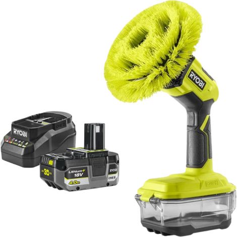 Brosse motorisée RYOBI 18V One+ R18CPS - Batterie 4,0Ah et chargeur