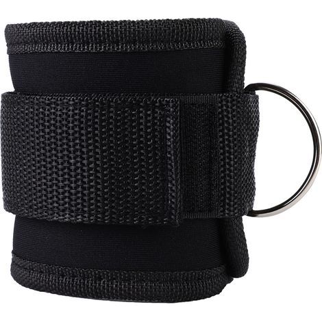 Knöchelmanschetten, Beinkräftigung, Gewichtsrollen, Fußring für Fitness (schwarz) (1/5)