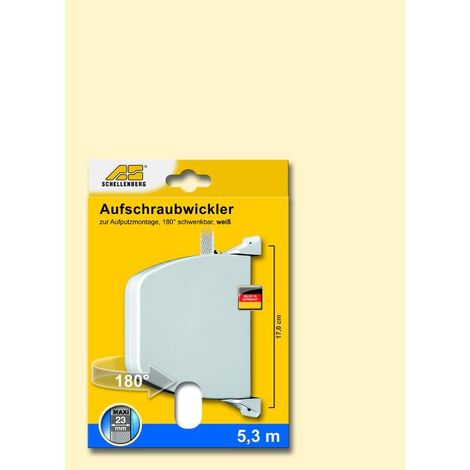 SCHELLENBERG MAXI SCHWENKBAR 50801 ENROULEUR POUR BLANC (1/2)