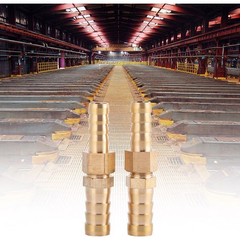 Reduzierstück für Messing-Schlauchverbinder, Reduzierstopfen (8 mm-10 mm, 2 Stück) (1/5)