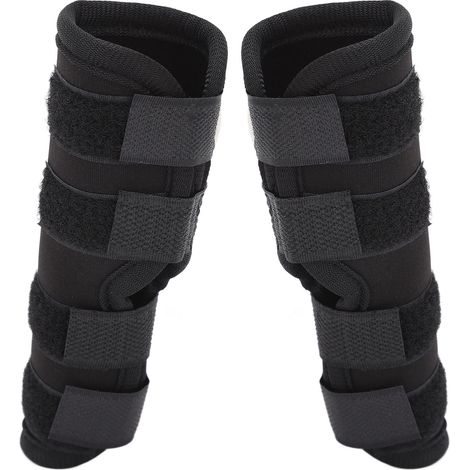 Attelles pour pattes de chien, genouillères, bandages articulaires, protection et soutien des pattes avec attaches auto-agrippantes (M) (1/5)