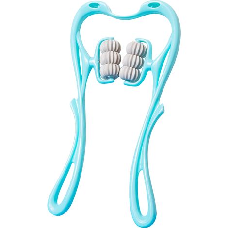 Rouleau de massage cervical portatif pour automassage musculaire, relaxation musculaire en profondeur et soulagement des tensions.-AquaForge