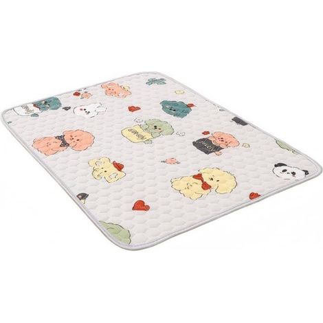 Alfombrilla refrescante de seda helada para mascotas,2XL,90x70 cm,Alfombrilla refrescante de verano,Recomendada para mascotas de hasta 25 kg (1/5)