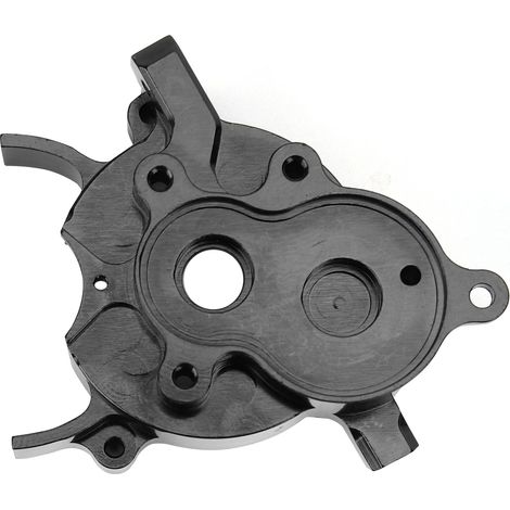 Carter en alliage d'aluminium pour boîte de vitesses, housse de transmission compatible Redcat GEN8 1/10 RC, noir (1/5)