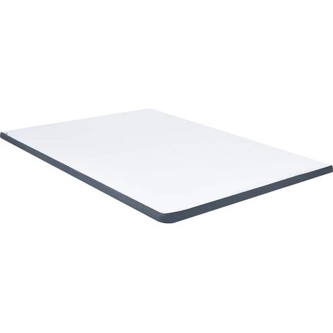 vidaXL Sobrecolchón para cama box spring 200x140x5 cm suavidad media (1/5)