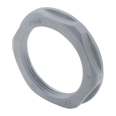 Ghiera filettata in nylon PG48 finitura grigia BTI386570 resistente
