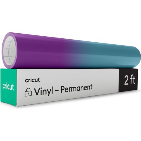 Accessoires Machines De Découpe et Presses A Chaud Cricut Vinyle avec couleur activee par la chaleur Permanent HOT PURPLE 12X2 (1/4)