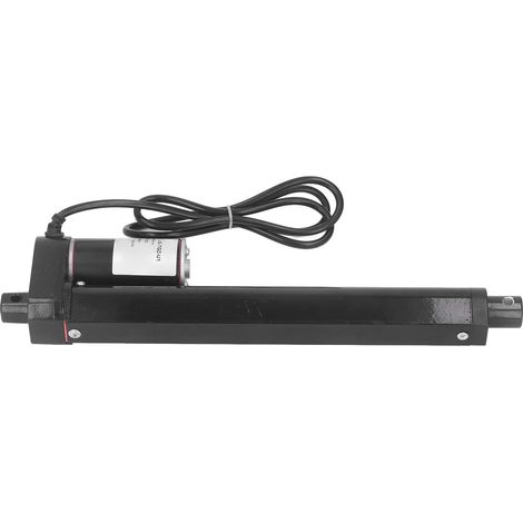 Vérin Électrique Linéaire Noir IP65 1000N Motoréducteur Métal Fauteuil Massage Course 200mm 12V Kit Contrôleur Télécommande (1/5)