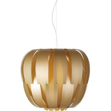 Aufhängung 2 Lichter New Gold in verchromtem Metall Cm. 60 x 45 Std (1/2)